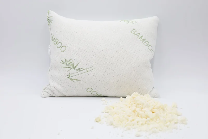 Bamboo Shredded Latex Pillow for Neck Pain Relief [GOLS CERTIFIED]