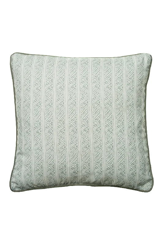 Batik Print Outdoor Throw Pillow | Andrew Martin Ostuni