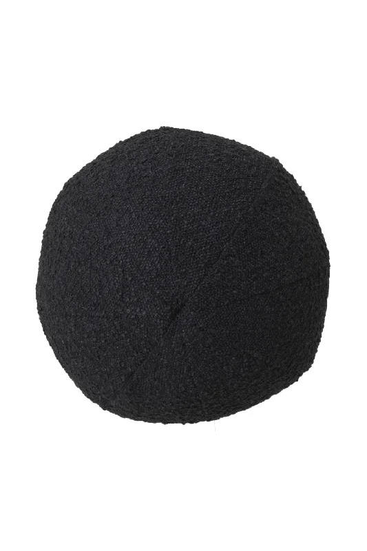 Black Bouclé Ball Cushion | Eichholtz Palla