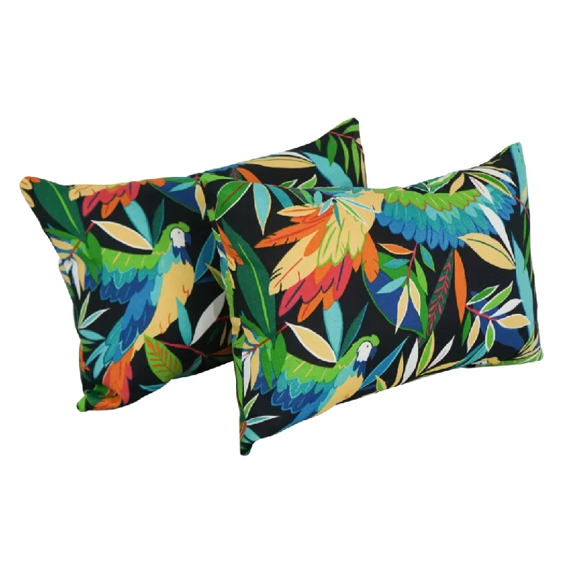 Blazing Needles 2pc. 20 x 12 Outdoor Pillow Set