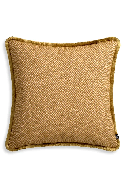 Chevron Pattern Fringed Cushion L | Eichholtz Kauai