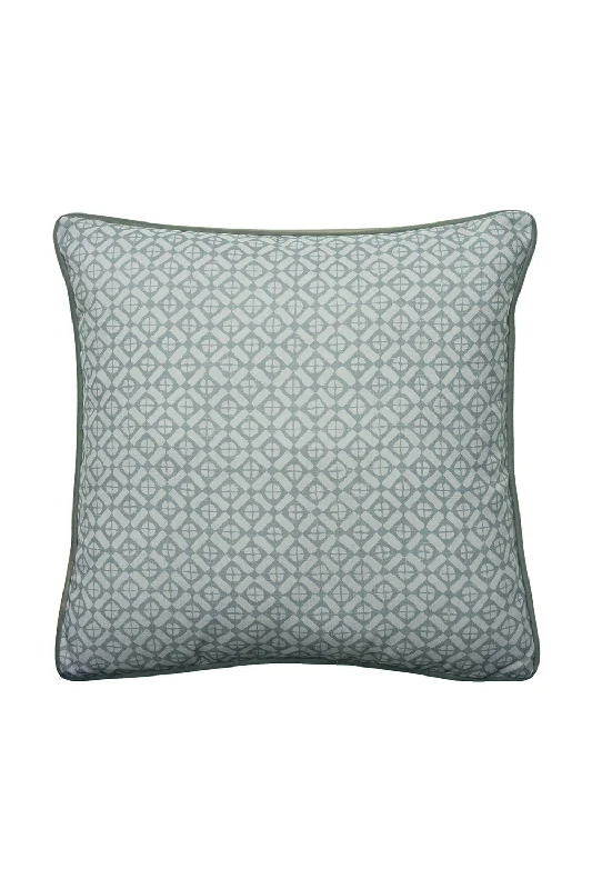 Diamond Patterned Outdoor Throw Pillow | Andrew Martin Audley