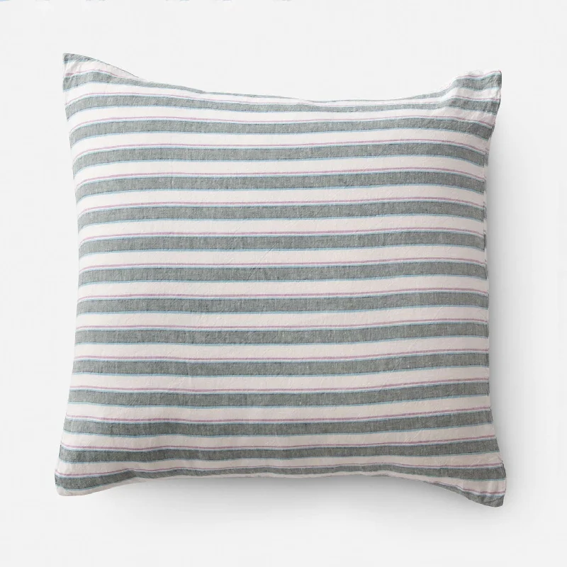 Market Stripe Linen Sham