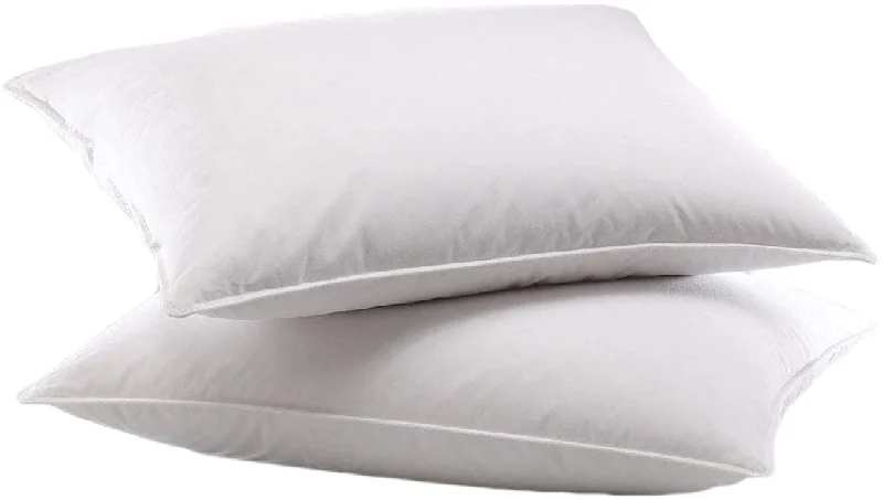 Down Alternative Bed Pillow for Sleeping, 2 Pack [GOTS CERTIFIED]