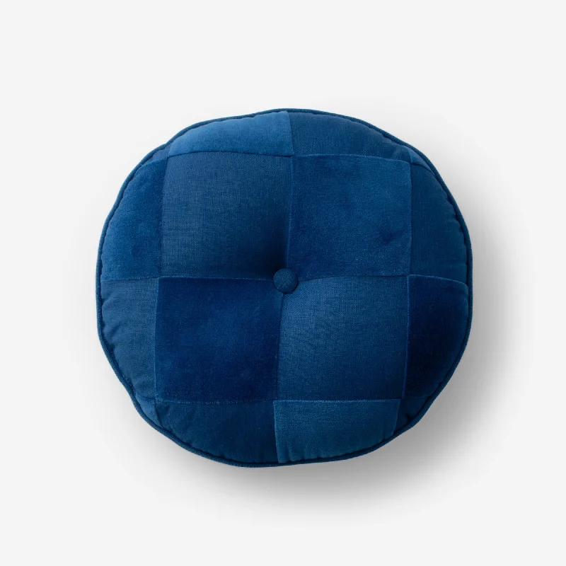 Schoolhouse x Clare V.® Pablo Velvet + Linen Circle Pillow