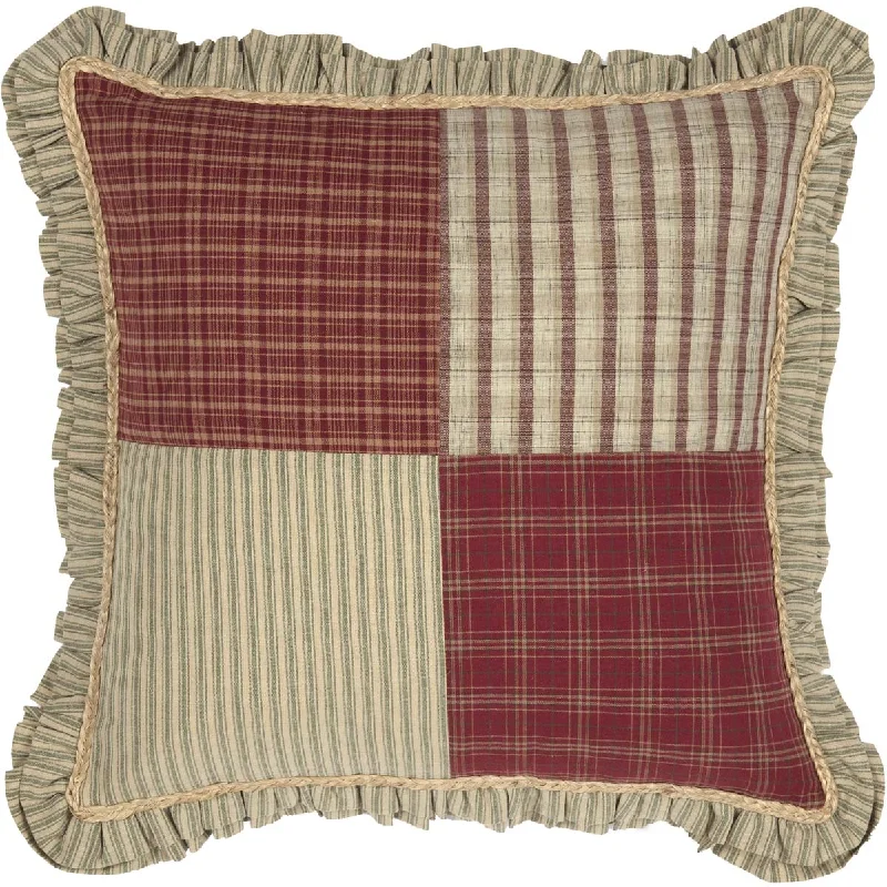 Prairie Winds Patchwork Pillow 18x18