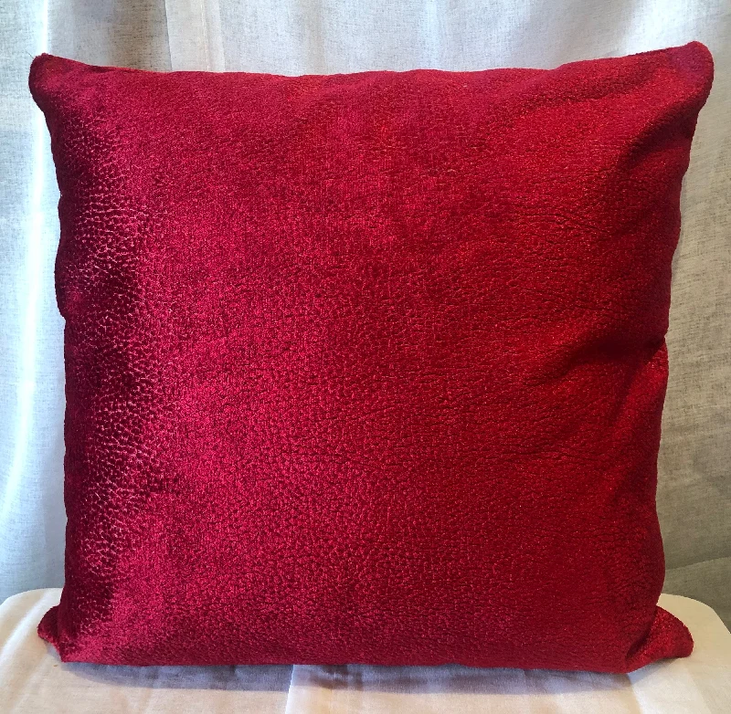 Red Velvet Pillow 24"x24"