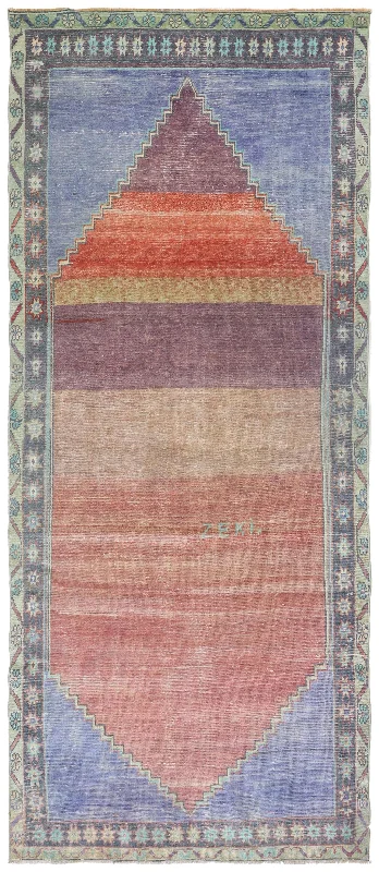 Vintage Anatolian Handwoven Tribal Rug, J75151