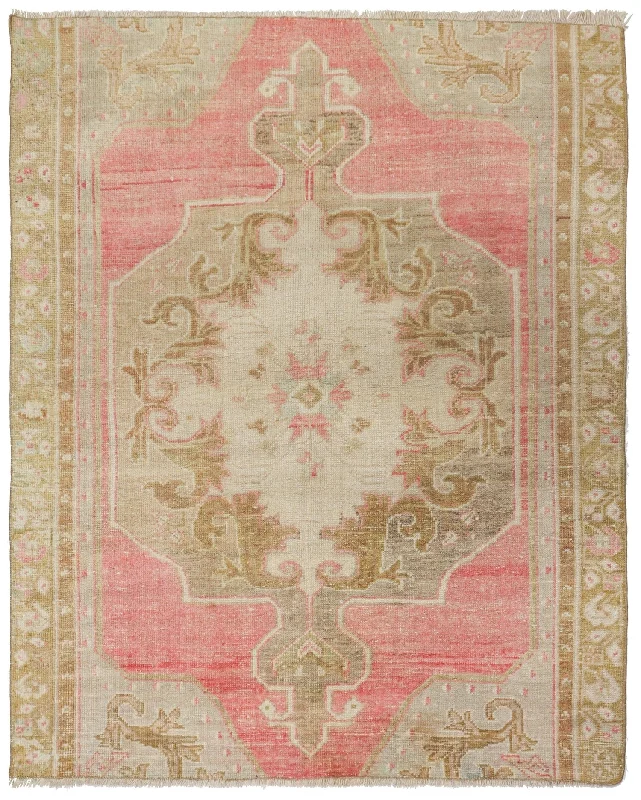 Vintage Anatolian Handwoven Tribal Rug, J75164