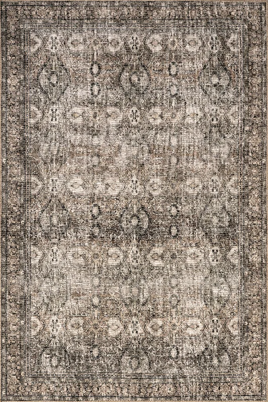 Chester Antiqued Jute-Blend Rug | Brown