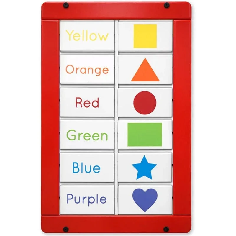 Colors And Shapes Matching Blocks Wall Toy