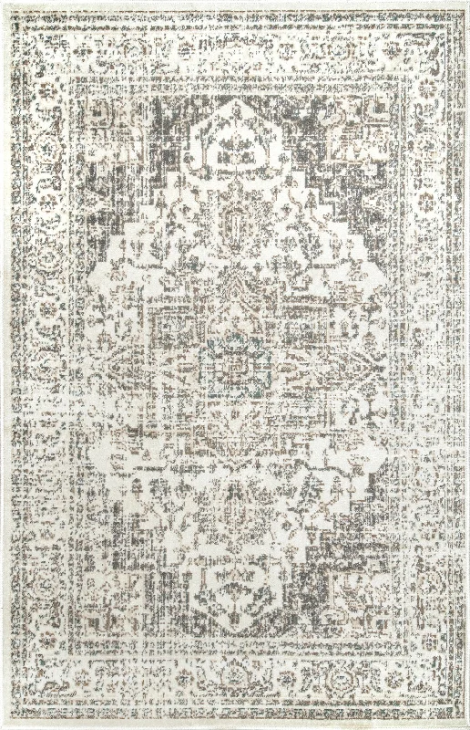 Coronet Medallion Rug | Cream