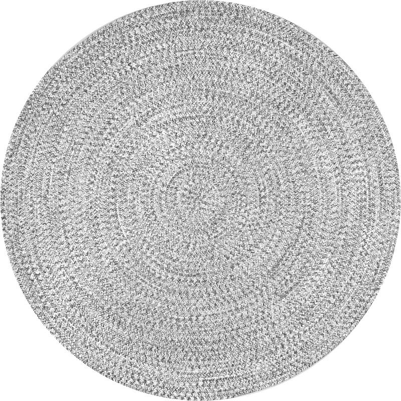 Everywhere Hand-Braided Indoor/Outdoor Rug | Salt And Pepper