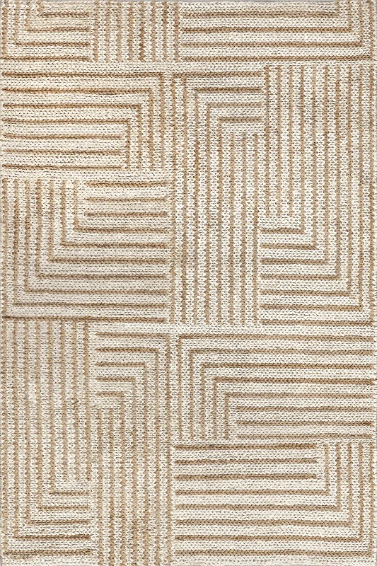 Grassland Handwoven Jute Rug | Ivory