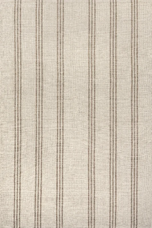 Hawthorn Striped Wool Rug | Ivory