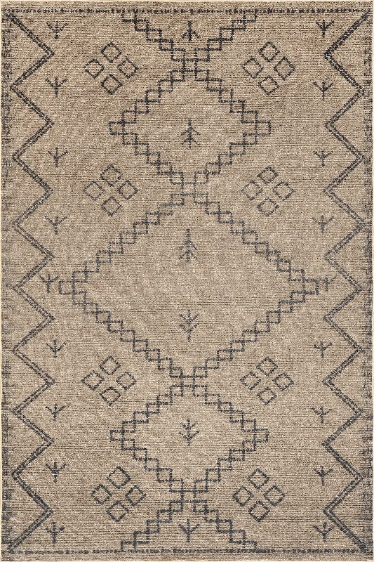 Jonquil Easy-Jute Washable Diamond Rug | Natural