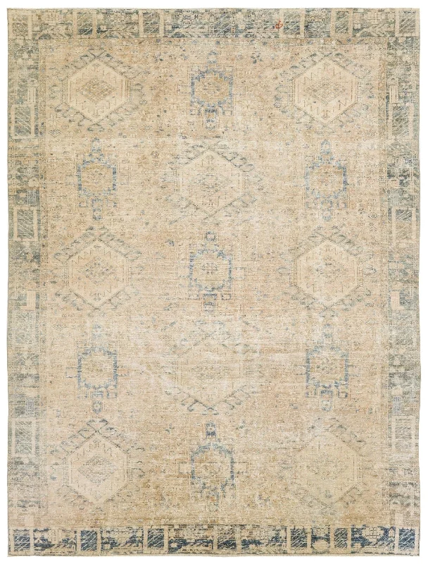 Vintage Karaja Handwoven Tribal Rug, J75136