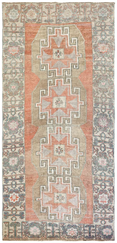 Vintage Kars Handwoven Tribal Rug, J75148