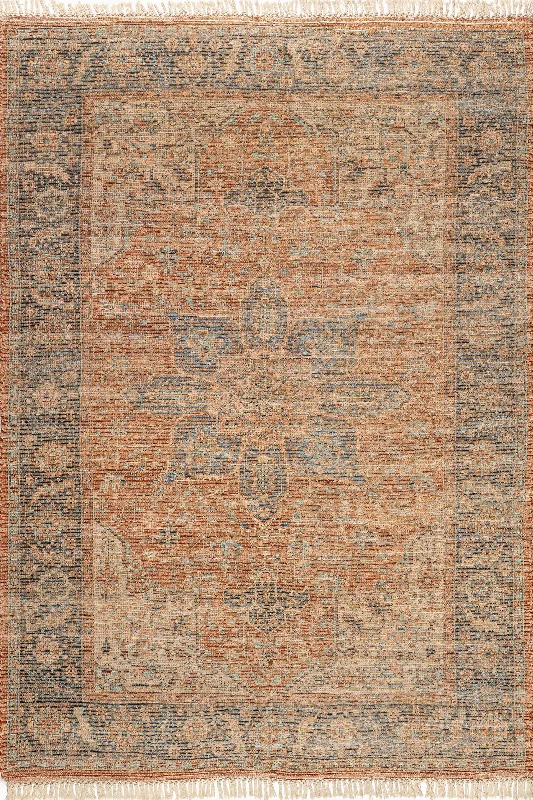 Lennox Medallion Tassel Rug | Multicolor