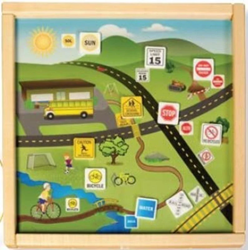 Race & Learn Language Wall Activity