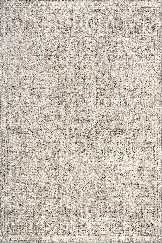 Morristown Antiqued Jute-Blend Rug | Grey