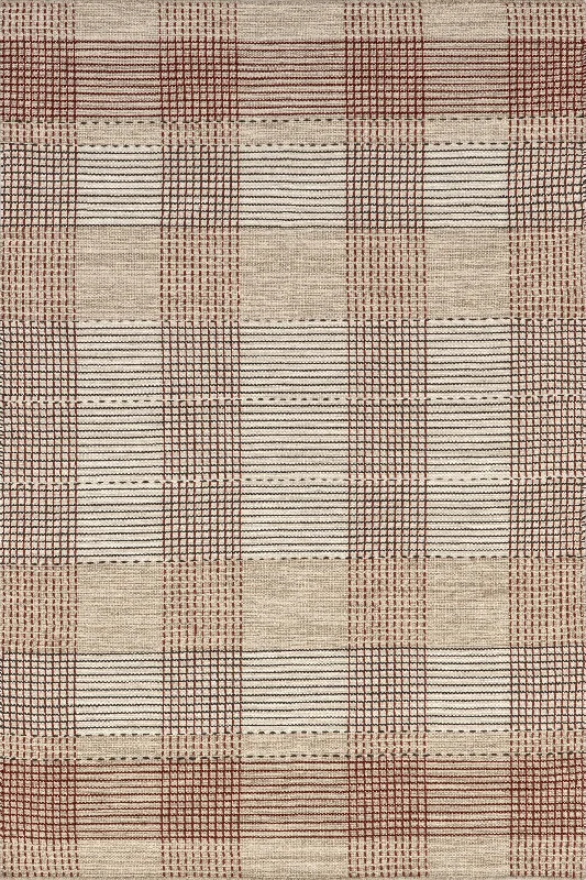 Oregon Plaid Wool Rug | Beige