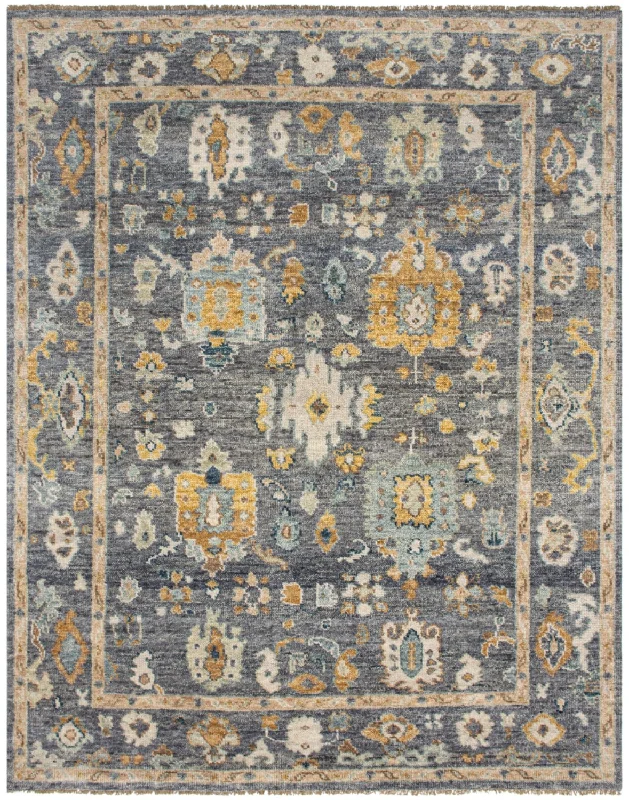 Oushak 7 Handwoven Traditional Rug, J72579