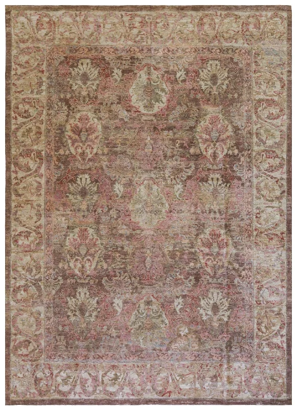 Persian Trellis Handwoven Transitional Rug, J75786