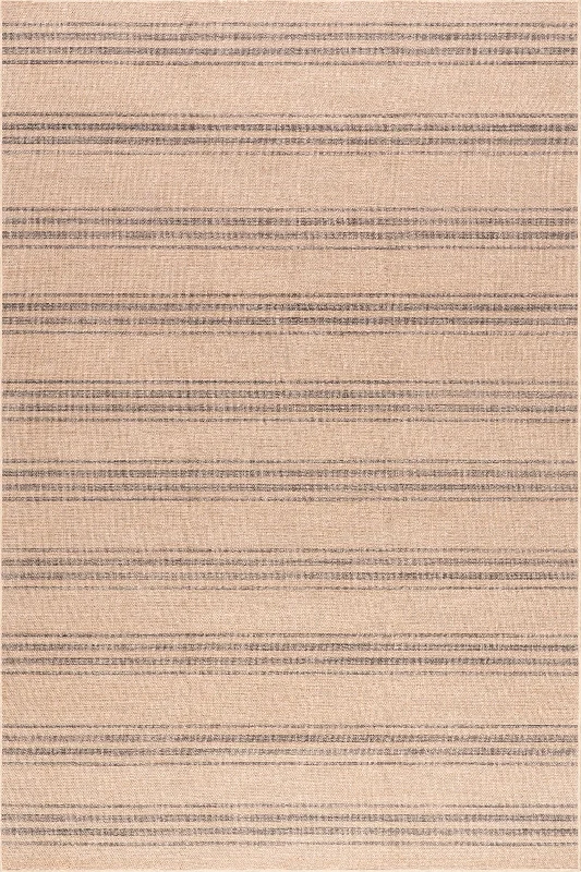 Taproot Easy-Jute Washable Striped Rug | Natural