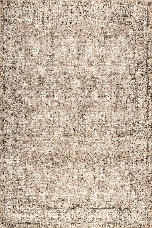 Westfield Antiqued Jute-Blend Rug | Dark Beige