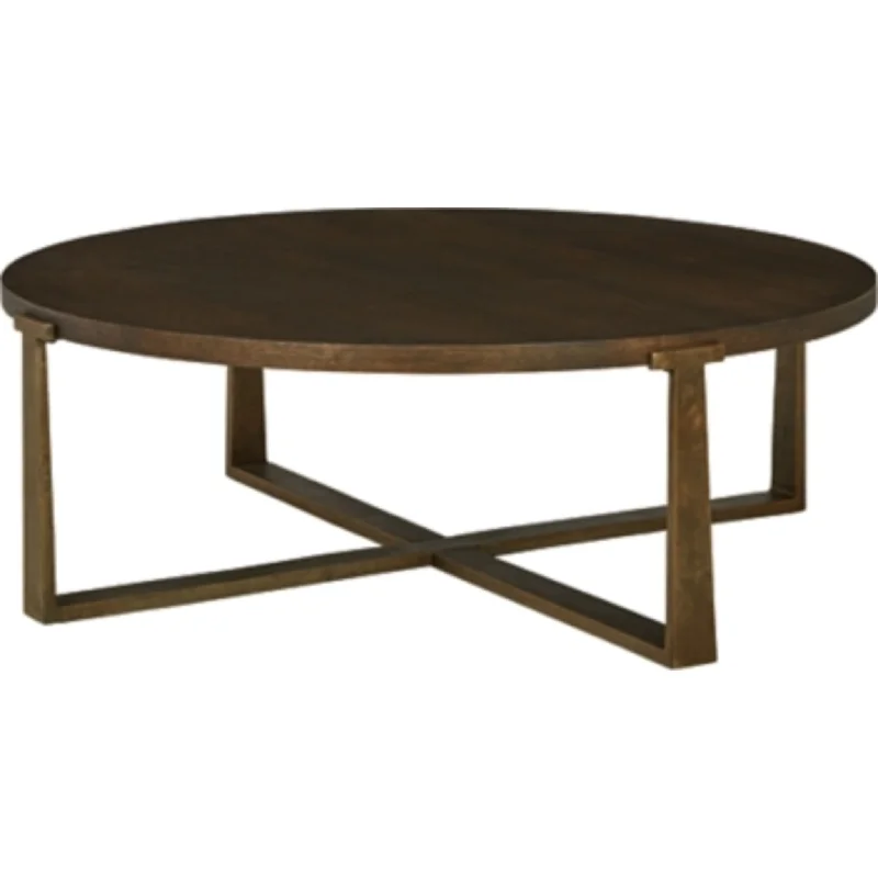 Balintmore Coffee Table - Brown/Gold Finish