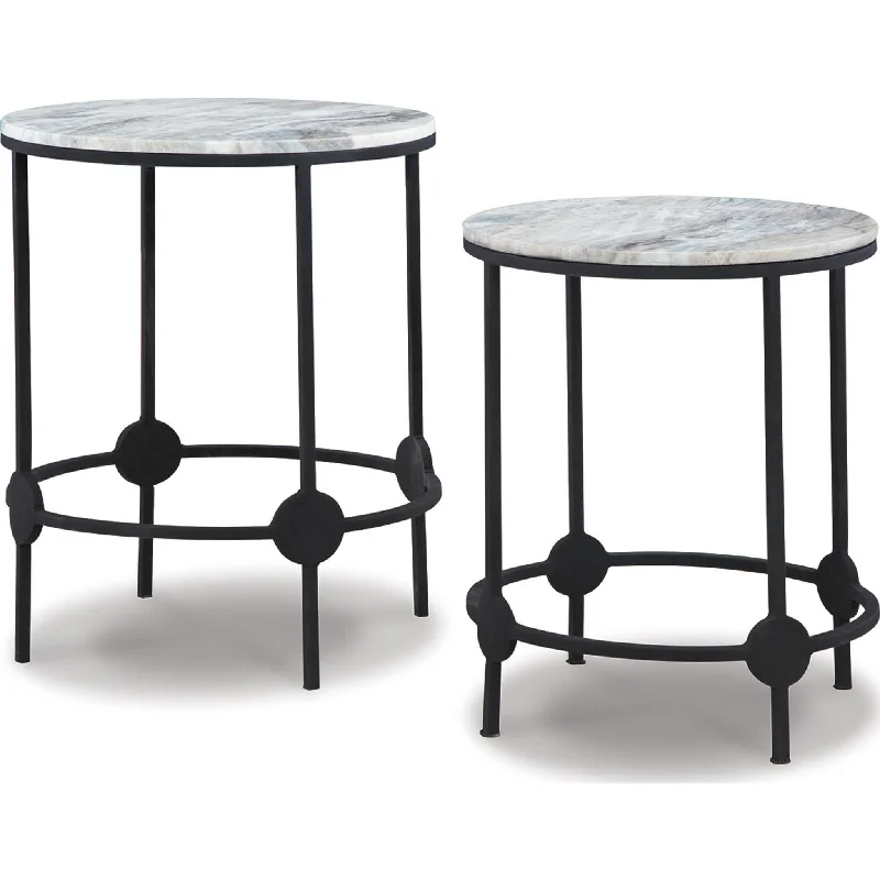 Beashaw Accent Table - Gray/Black