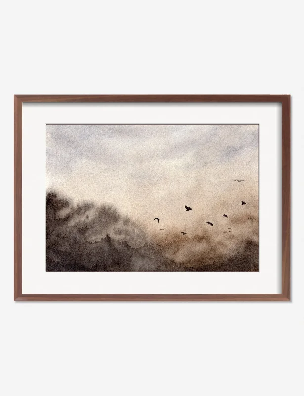 Bird Landscape Print by Renata Tot IveziÄ‡