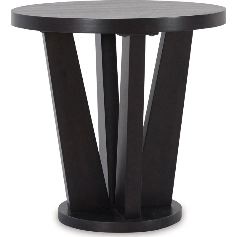 Chasinfield End Table - Dark Brown