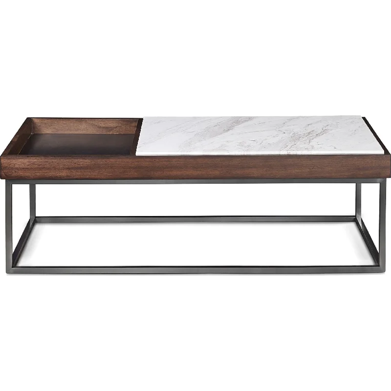 Ennis Coffee Table - Brown Sable