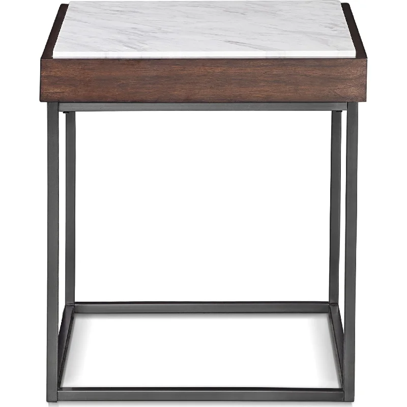 Ennis End Table - Brown Sable