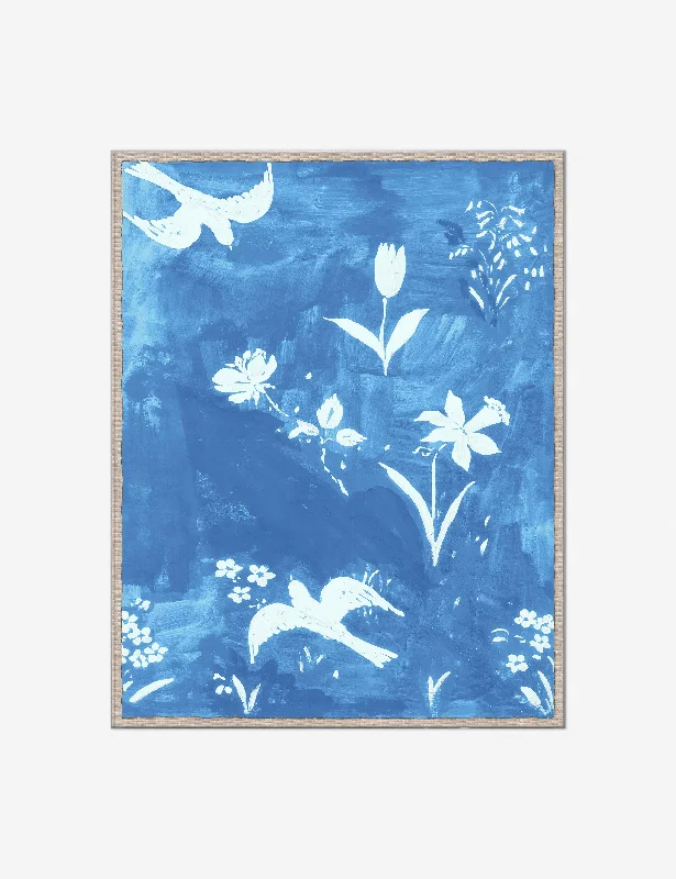 Fleur D'Oiseaux Print by Paule Marrot