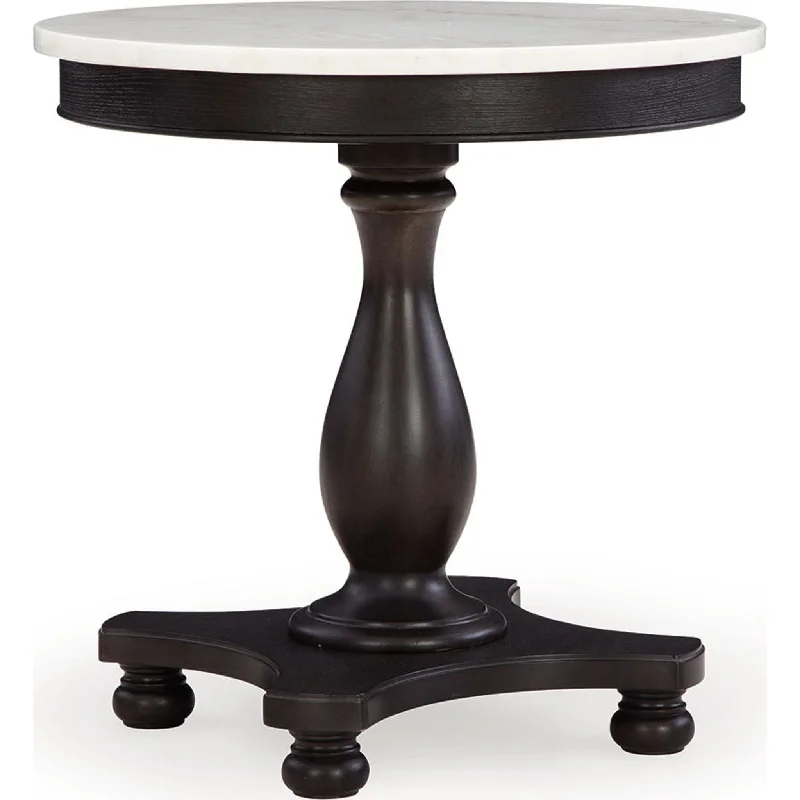 Henridge Accent Table - Black/White