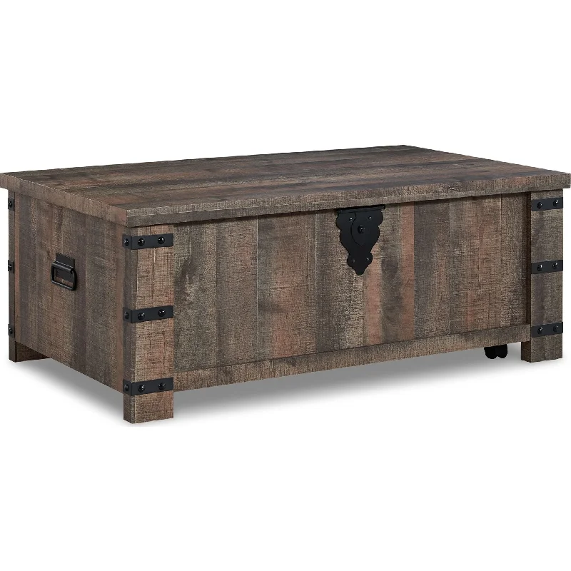 Hollum Coffee Table - Rustic Brown