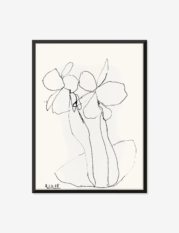 Ink Flower 4 Wall Art by Arthur Krakower