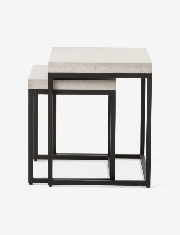 Kallia Indoor / Outdoor Nesting Side Tables (Set of 2)