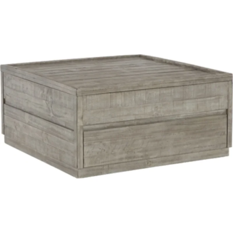 Krystanza Coffee Table - Weathered Gray