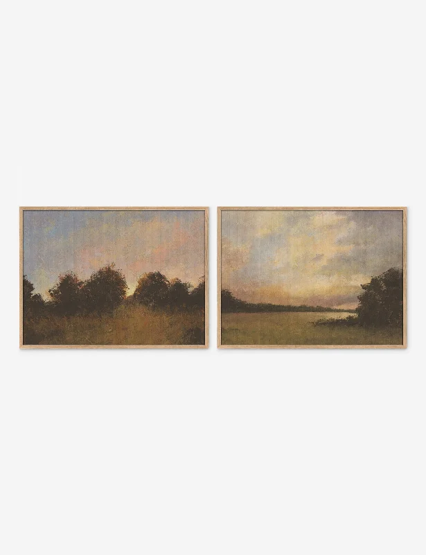 Last Light Diptych Wall Art (Set of 2) by Aileen Fitzgerald