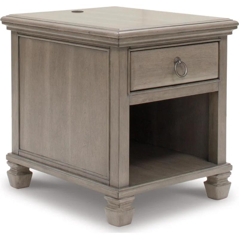 Lexorne End Table - Gray