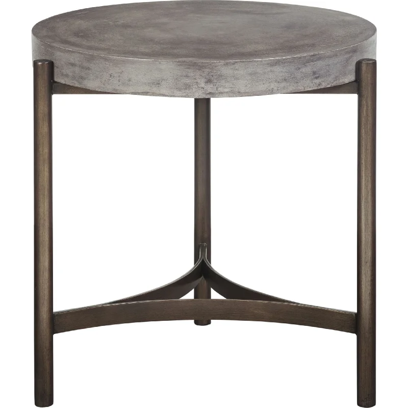 Lyon End Table - Medium Concrete