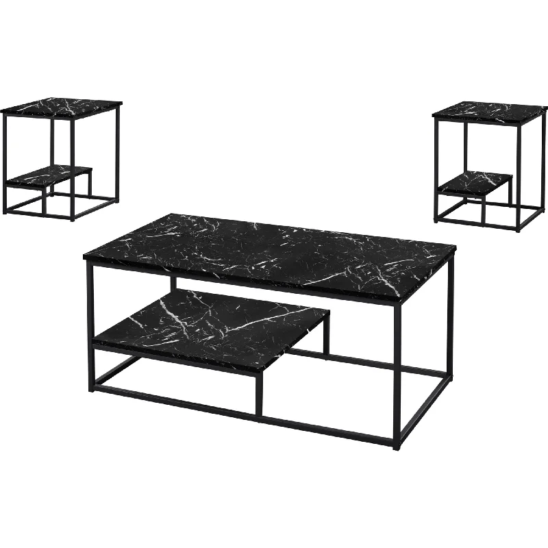 Maritza 3 Pack Tables - Black