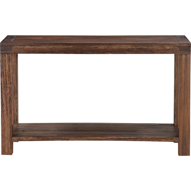 Meadow Console Table - Brick Brown