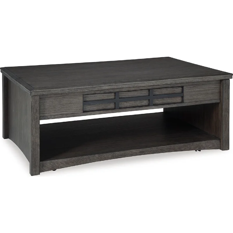 Montillan Coffee Table - Grayish Brown