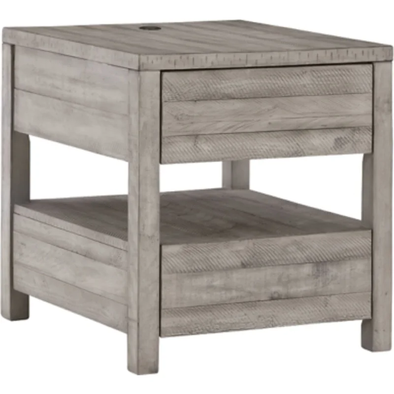 Naydell End Table - Gray