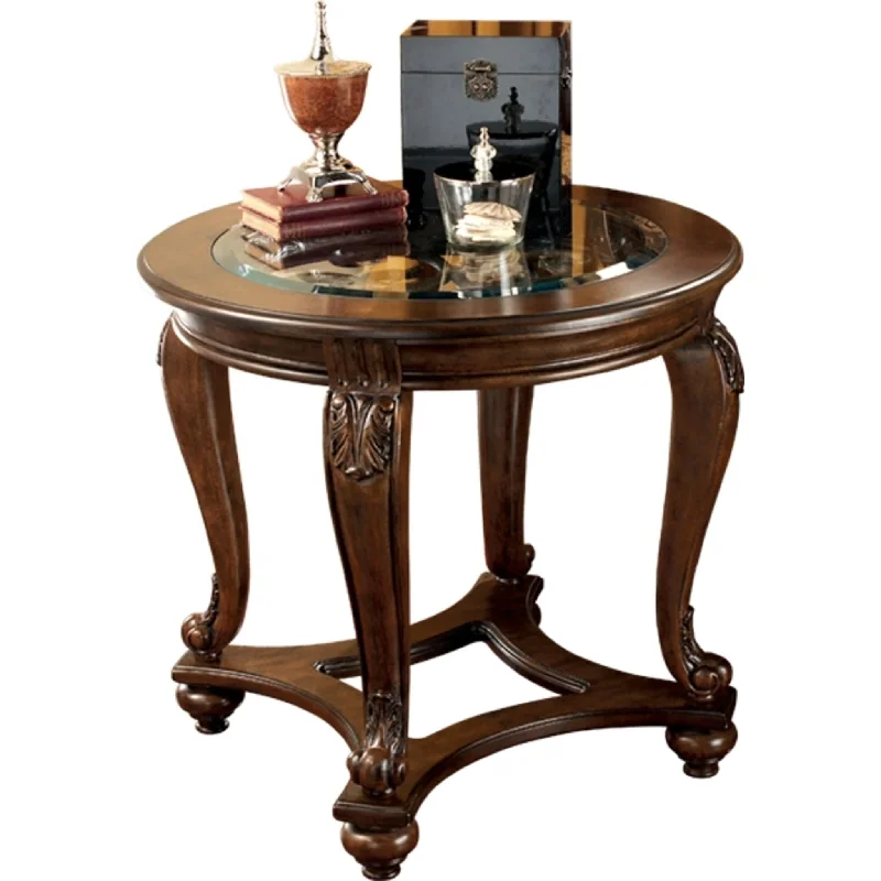 Norcastle End Table - Dark Brown